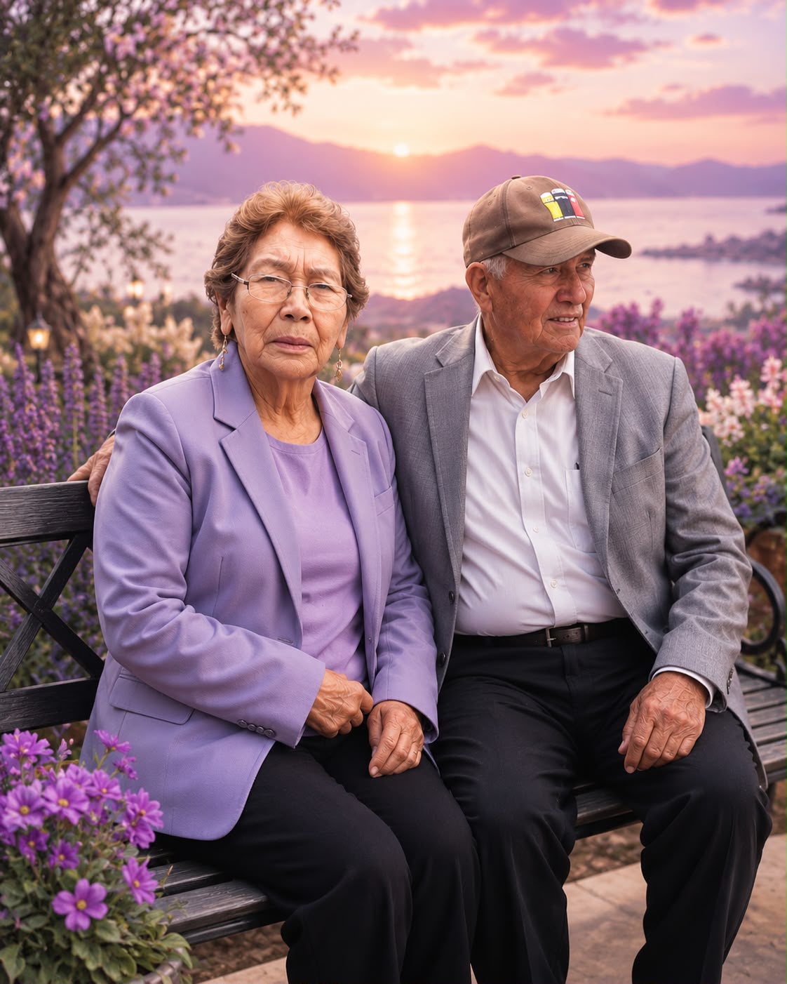 Abuelitos de Deseos Private Care abrazados